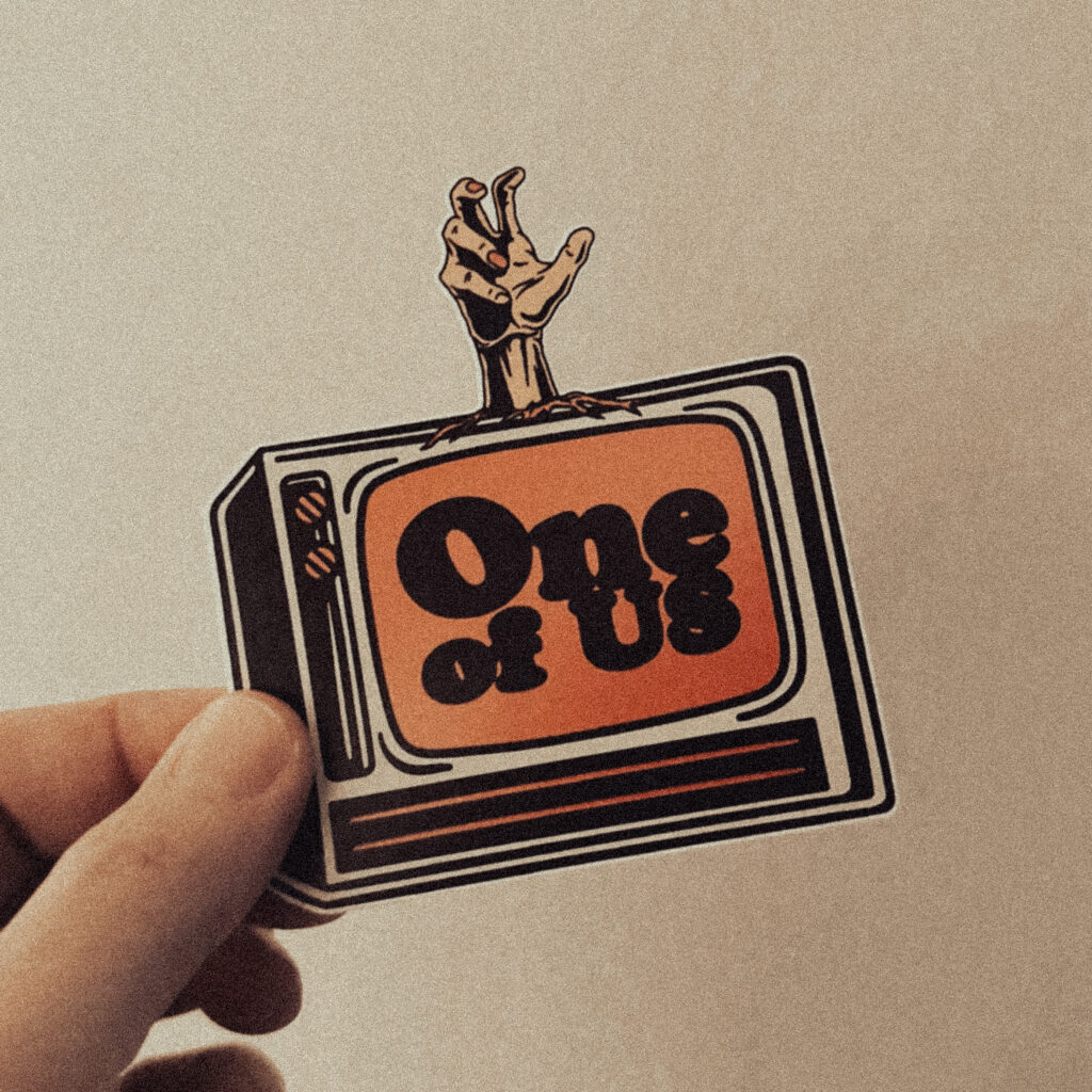 One of Us Sticker